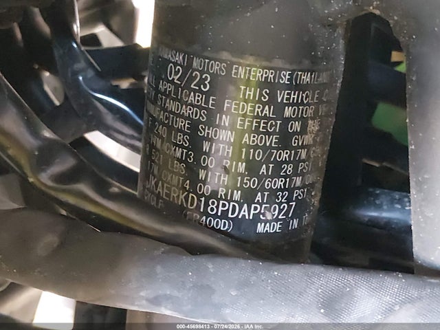 Kawasaki Er400 D 2023 JKAERKD18PDAP5927 Image 10