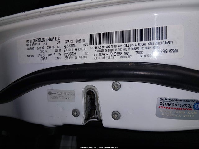 1C6RR7FT7ES239992 RAM 1500 Express