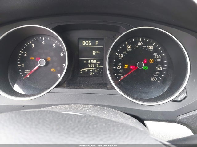 2015 Volkswagen Jetta 2.0l S მანქანა იყიდება აუქციონზე, vin: 3VW2K7AJ7FM221715, აუქციონის ნომერი: 45698506