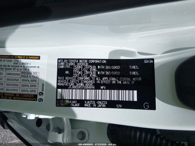 Lexus Gx 550 Luxury+ 2026 JTJVBCDX5T5084894 Image 9