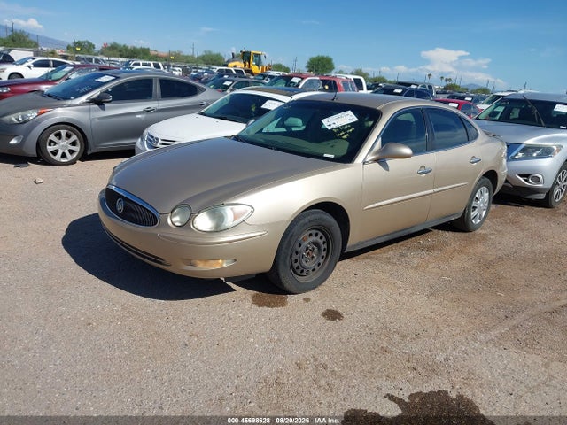 Продажа на аукционе авто 2005 Buick Lacrosse Cx, vin: 2G4WC532051204316, номер лота: 45698628