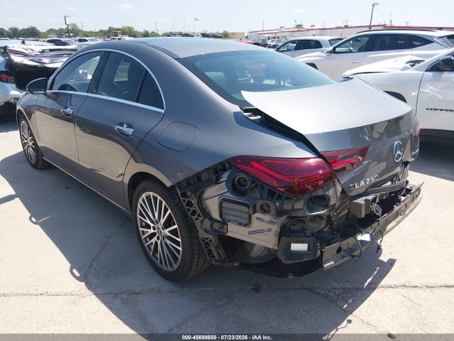 Aukcja sprzedaży 2025 Mercedes-benz Cla 250 Coupe 4matic, vin: W1K5J4HB8SN514691, numer aukcji: 45698650