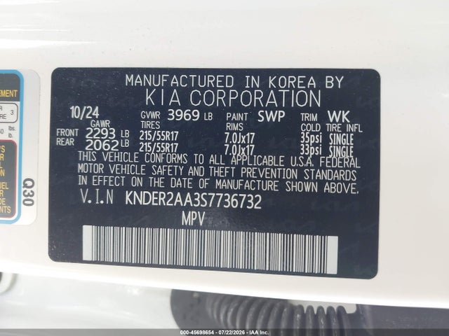 KIA SELTOS EX 2025 KNDER2AA3S7736732 Image 9