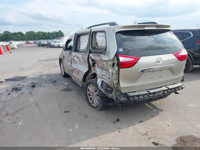 Aukcja sprzedaży 2017 Toyota Sienna Limited 7 Passenger, vin: 5TDDZ3DC4HS168469, numer aukcji: 45698706