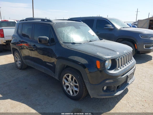 45698745 :رقم المزاد ، ZACCJABB9JPJ43665 vin ، 2018 Jeep Renegade Latitude Fwd مزاد بيع