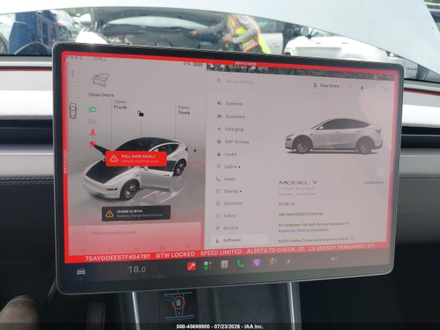Продаж на аукціоні авто 2026 Tesla Model Y All-wheel Drive/long Range Launch Series/premium All-wheel Drive, vin: 7SAYGDEE5TF454781, номер лоту: 45698900