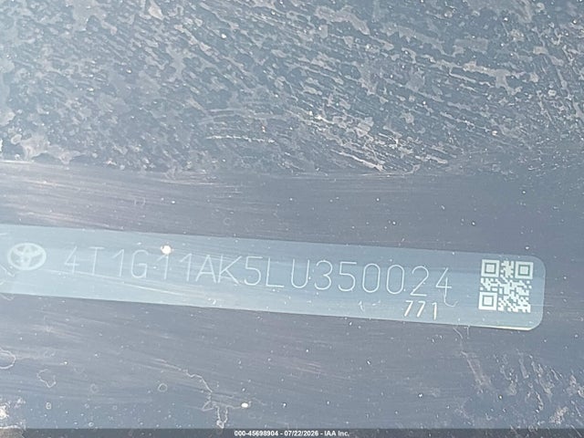 Toyota CAMRY SE 2020 4T1G11AK5LU350024 Image 9