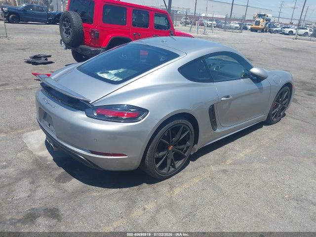 Продажа на аукционе авто 2018 Porsche 718 Cayman S, vin: WP0AB2A87JK279080, номер лота: 45698919
