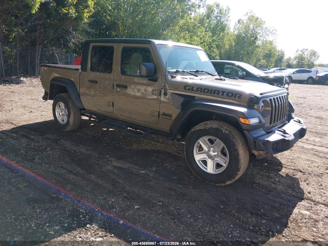 2020 Jeep Gladiator Sport S 4x4 მანქანა იყიდება აუქციონზე, vin: 1C6HJTAG1LL167913, აუქციონის ნომერი: 45698967