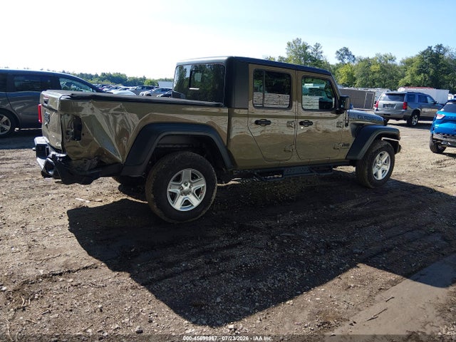 2020 Jeep Gladiator Sport S 4x4 მანქანა იყიდება აუქციონზე, vin: 1C6HJTAG1LL167913, აუქციონის ნომერი: 45698967