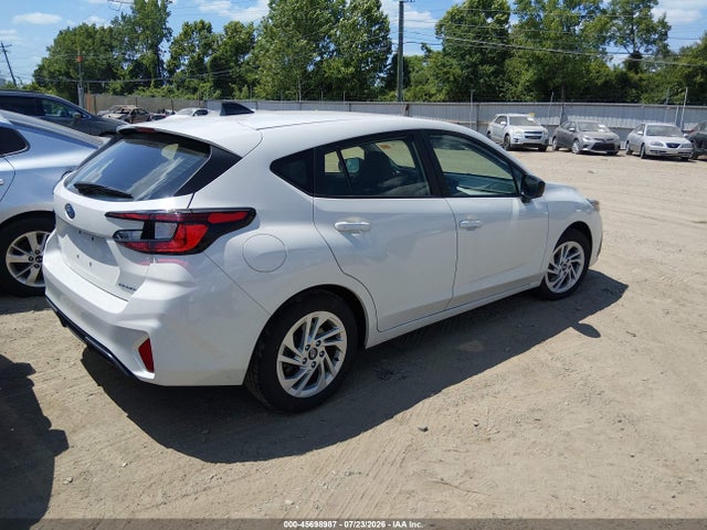 2025 Subaru Impreza Base 5-door მანქანა იყიდება აუქციონზე, vin: JF1GUABC8S8259362, აუქციონის ნომერი: 45698987