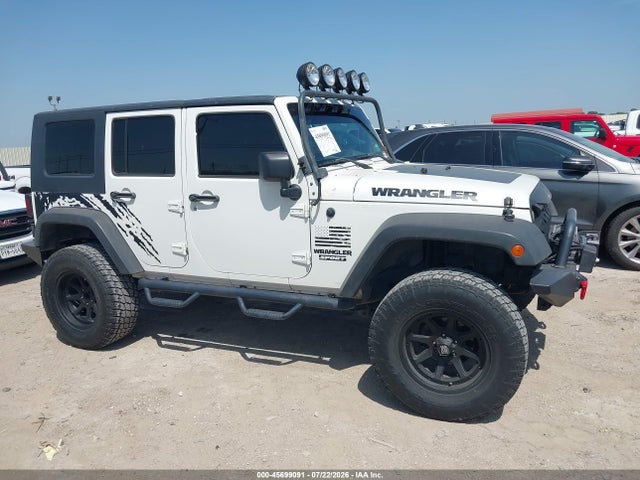 45699091 :رقم المزاد ، 1J4BA3H17AL105150 vin ، 2010 Jeep Wrangler Unlimited Sport مزاد بيع