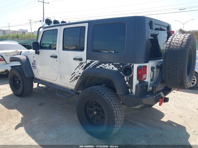 45699091 :رقم المزاد ، 1J4BA3H17AL105150 vin ، 2010 Jeep Wrangler Unlimited Sport مزاد بيع