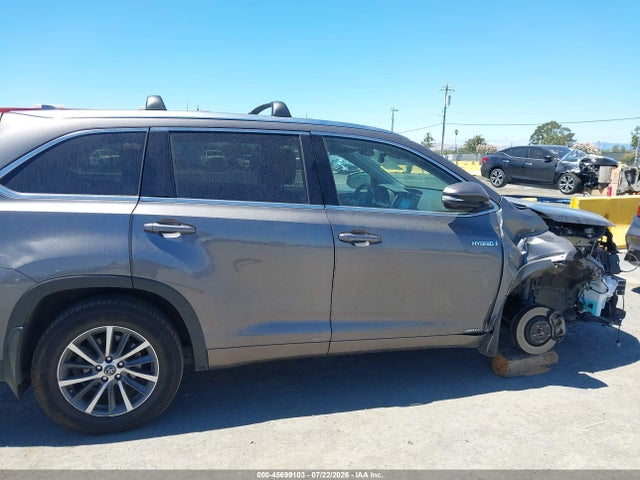 Toyota Highlander Hybrid Xle 2018 5TDJGRFH4JS044051 Image 14