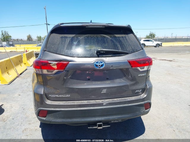 Toyota Highlander Hybrid Xle 2018 5TDJGRFH4JS044051 Image 17