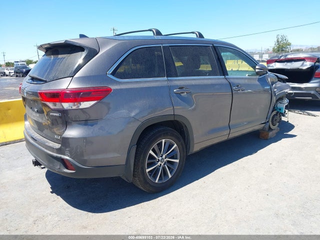 Toyota Highlander Hybrid Xle 2018 5TDJGRFH4JS044051 Image 4
