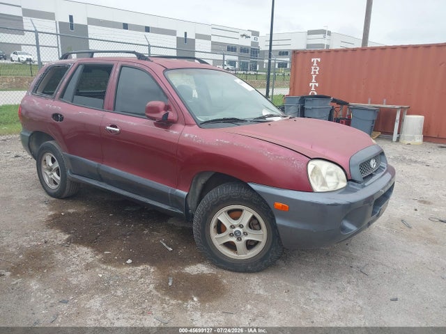 Auction sale of the 2004 Hyundai Santa Fe Gls/lx, vin: KM8SC13E34U577273, lot number: 45699127
