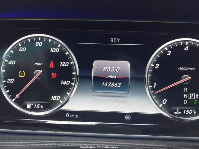 45699145 :رقم المزاد ، WDDUG8FB2GA210873 vin ، 2016 Mercedes-benz S 550 4matic مزاد بيع
