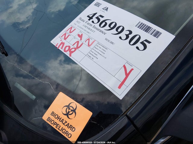 Продажа на аукционе авто 2022 Chevrolet Malibu Fwd Lt, vin: 1G1ZD5ST1NF126817, номер лота: 45699305