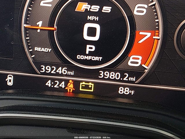 Aukcja sprzedaży 2018 Audi Rs 5 2.9t, vin: WUAPWAF57JA902360, numer aukcji: 45699358