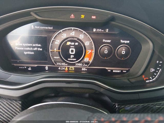 Aukcja sprzedaży 2018 Audi Rs 5 2.9t, vin: WUAPWAF57JA902360, numer aukcji: 45699358