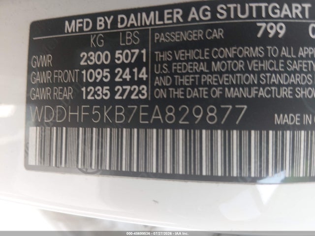 Продаж на аукціоні авто 2014 Mercedes-benz E 350, vin: WDDHF5KB7EA829877, номер лоту: 45699536