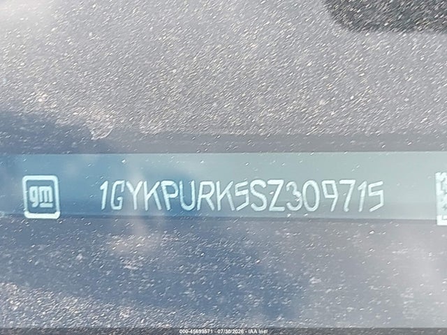 Продаж на аукціоні авто 2025 Cadillac Lyriq Sport 1 Rwd, vin: 1GYKPURK5SZ309715, номер лоту: 45699571