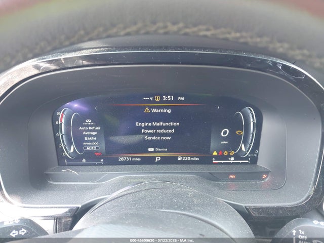 2025 Infiniti Qx60 Luxe Awd მანქანა იყიდება აუქციონზე, vin: 5N1AL1FS9SC336642, აუქციონის ნომერი: 45699620
