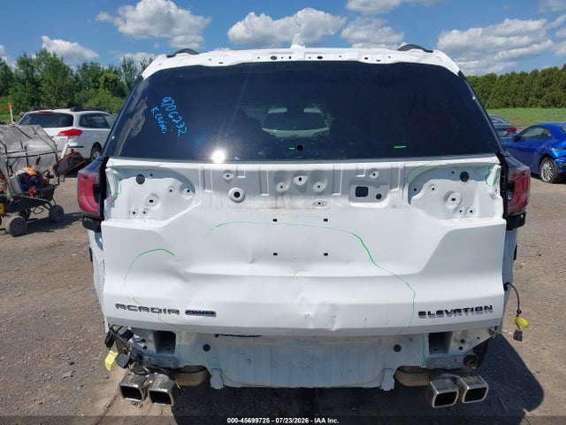 Auction sale of the 2025 Gmc Acadia Awd Elevation, vin: 1GKENNRS7SJ175405, lot number: 45699725