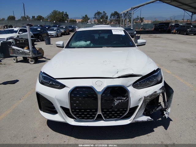 2023 Bmw I4 Edrive40 მანქანა იყიდება აუქციონზე, vin: WBY73AW0XPFR08075, აუქციონის ნომერი: 45699749