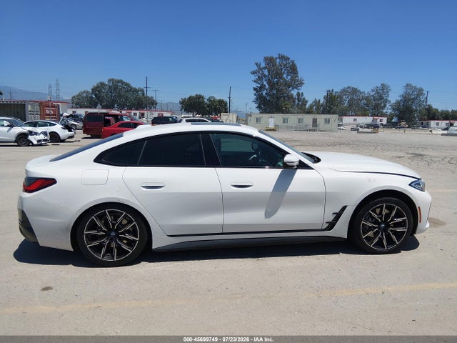 2023 Bmw I4 Edrive40 მანქანა იყიდება აუქციონზე, vin: WBY73AW0XPFR08075, აუქციონის ნომერი: 45699749