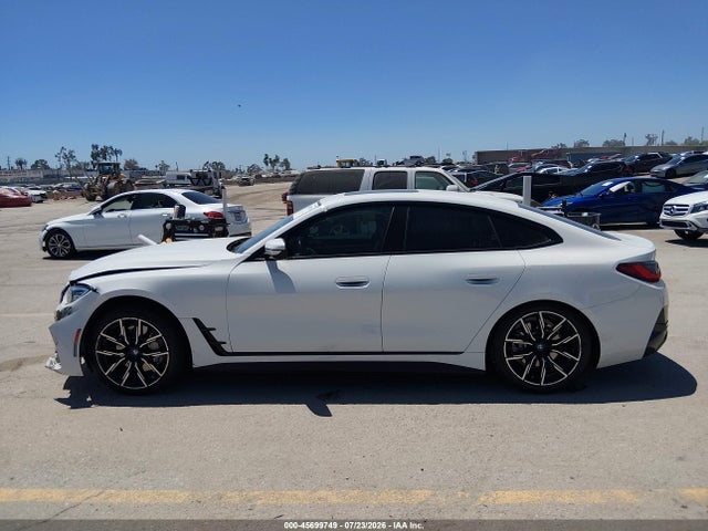2023 Bmw I4 Edrive40 მანქანა იყიდება აუქციონზე, vin: WBY73AW0XPFR08075, აუქციონის ნომერი: 45699749