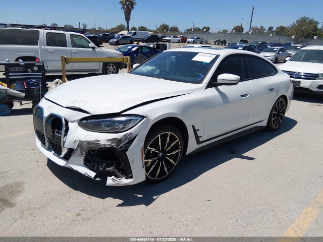 2023 Bmw I4 Edrive40 მანქანა იყიდება აუქციონზე, vin: WBY73AW0XPFR08075, აუქციონის ნომერი: 45699749