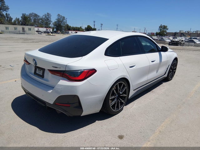 2023 Bmw I4 Edrive40 მანქანა იყიდება აუქციონზე, vin: WBY73AW0XPFR08075, აუქციონის ნომერი: 45699749