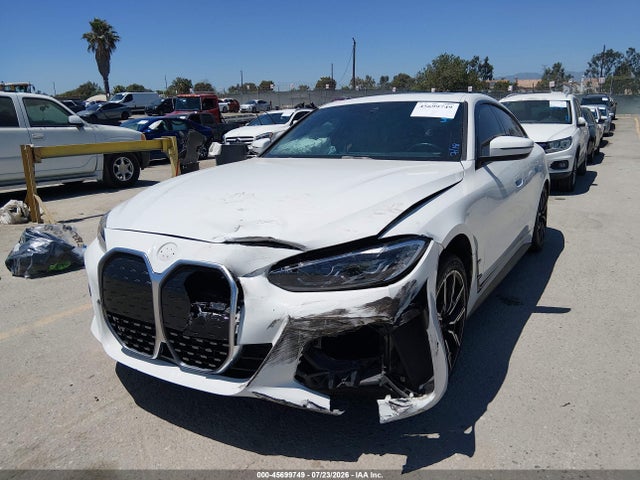 2023 Bmw I4 Edrive40 მანქანა იყიდება აუქციონზე, vin: WBY73AW0XPFR08075, აუქციონის ნომერი: 45699749