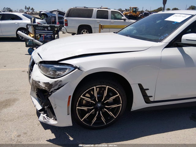 2023 Bmw I4 Edrive40 მანქანა იყიდება აუქციონზე, vin: WBY73AW0XPFR08075, აუქციონის ნომერი: 45699749