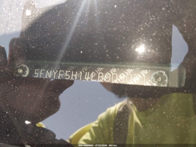 Honda Pilot 2wd Lx 2020 5FNYF5H14LB008071 Image 9
