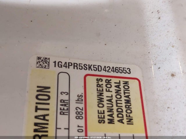45699964 :رقم المزاد ، 1G4PR5SK5D4246553 vin ، 2013 Buick Verano Convenience Group مزاد بيع