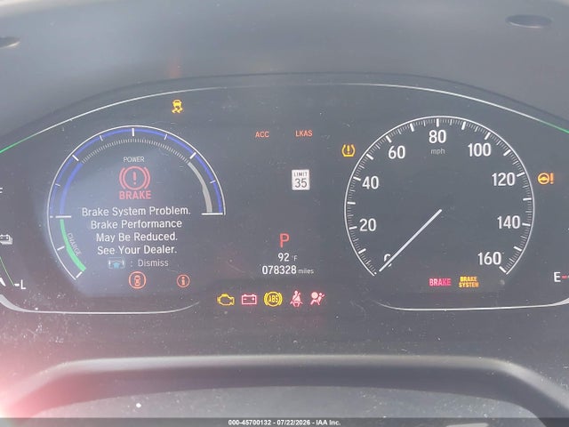 1HGCV3F4XKA022340 Honda Accord Hybrid Ex