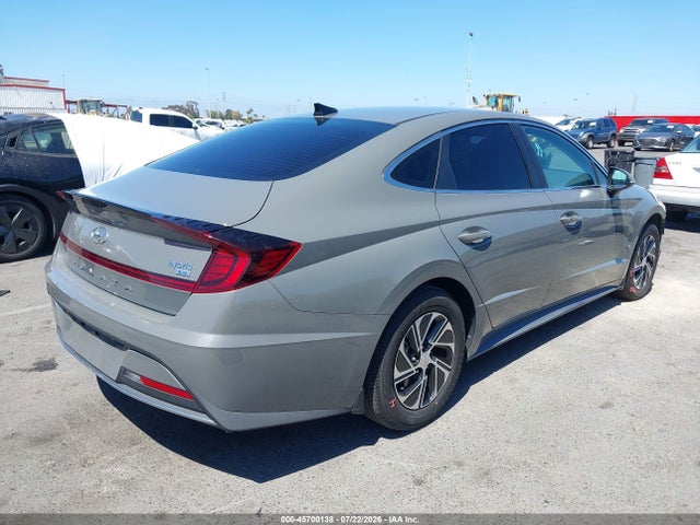 Hyundai Sonata Blue 2021 KMHL24JJ4MA036209 Image 4