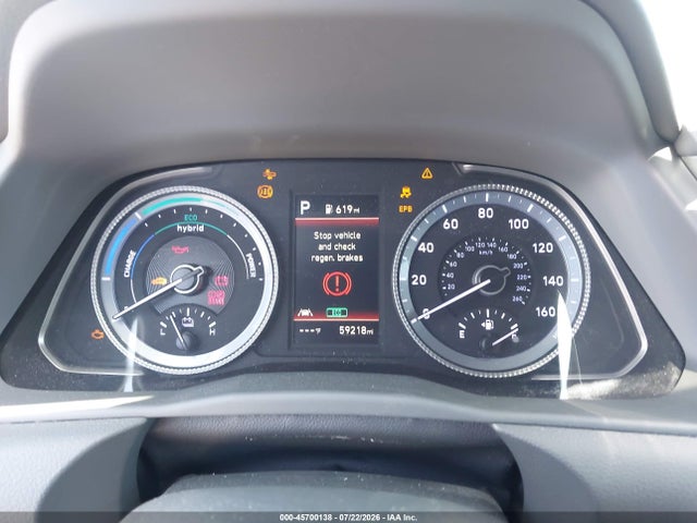 Hyundai Sonata Blue 2021 KMHL24JJ4MA036209 Image 7