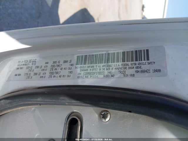Продажа на аукционе авто 2015 Ram 1500 Tradesman, vin: 1C6RR6KG9FS789151, номер лота: 45700241