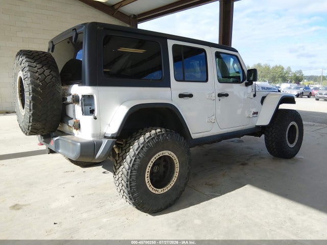 Продажа на аукционе авто 2018 Jeep Wrangler Unlimited Rubicon 4x4, vin: 1C4HJXFG0JW308555, номер лота: 45700250
