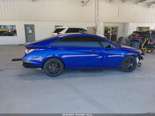 2024 Hyundai Elantra N Line მანქანა იყიდება აუქციონზე, vin: KMHLR4DF4RU744906, აუქციონის ნომერი: 45700275