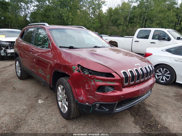 2014 Jeep Cherokee Limited მანქანა იყიდება აუქციონზე, vin: 1C4PJMDS5EW308543, აუქციონის ნომერი: 45700320