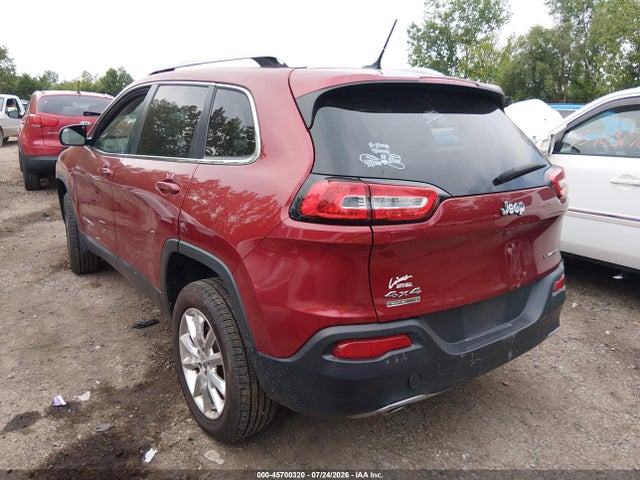 2014 Jeep Cherokee Limited მანქანა იყიდება აუქციონზე, vin: 1C4PJMDS5EW308543, აუქციონის ნომერი: 45700320