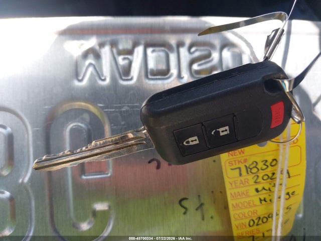 2024 Mitsubishi Mirage Es/le მანქანა იყიდება აუქციონზე, vin: ML32AUHJ8RH020945, აუქციონის ნომერი: 45700334