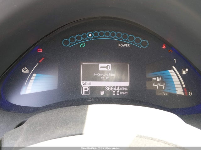 45700369 :رقم المزاد ، 1N4AZ0CP3DC401748 vin ، 2013 Nissan Leaf S مزاد بيع