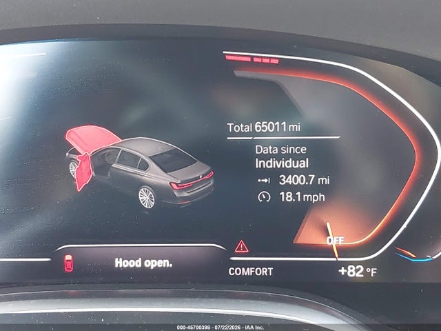 Продажа на аукционе авто 2020 Bmw 740i Xdrive, vin: WBA7T4C04LGG62720, номер лота: 45700398