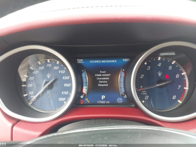 Продажа на аукционе авто 2017 Maserati Ghibli S Q4, vin: ZAM57RTL0H1235799, номер лота: 45700399